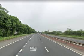 M8 near Whitburn in West Lothian picture: Google Images