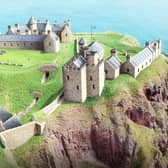 How Dunnottar Castle would have looked around 300 years ago, when it was still an influential seat of power. PIC: Budget Direct.