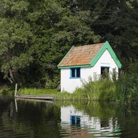 A Peter Pan-inspired Wendy's House at Thorpeness Meare in Suffolk. Picture: Historic England Archive/PA Wire