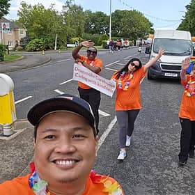 HC-One Scotland’s Drummohr Care Home enjoying Gala Day parade