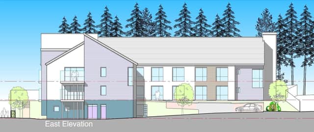 Artist impression of the new care home.