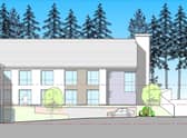 Artist impression of the new care home.