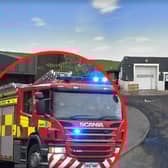 Emergency services rushed to a blaze at a J Smith Fish Merchants in Aberdeenshire on Christmas Eve morning.