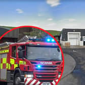 Emergency services rushed to a blaze at a J Smith Fish Merchants in Aberdeenshire on Christmas Eve morning.