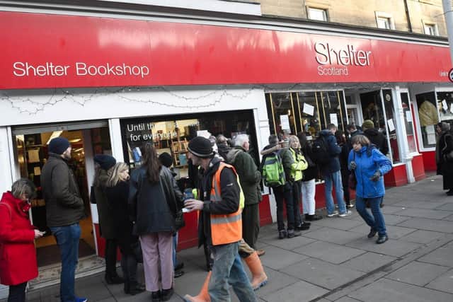 The sale, which draws hundreds of shoppers to the charity’s Stockbridge store, is legendary for bargain prices on some of the world’s most expensive brands, as well as rare artefacts. (Credit: Greg MacVean)