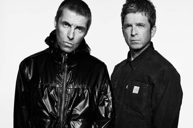 Oasis tour: Liam Gallagher (left) and Noel Gallagher
