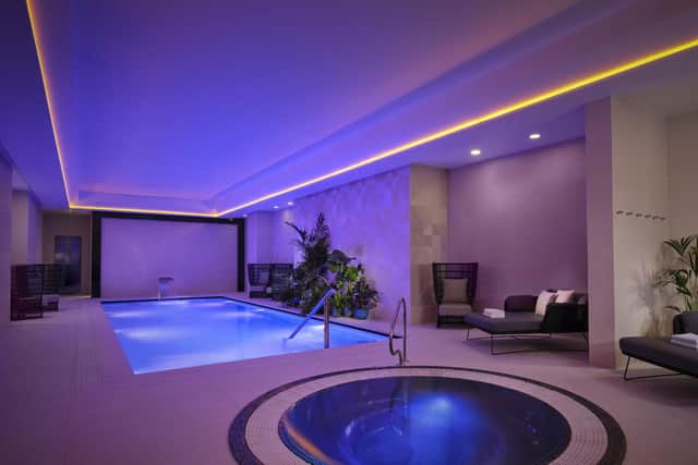 The hotel's pool is in the basement. Pic: Matthew Shaw