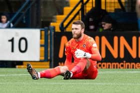 Zander Clark was replaced at half-time in Hearts' 2-1 loss at Kilmarnock. (Photo by Mark Scates / SNS Group)