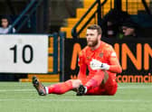 Zander Clark was replaced at half-time in Hearts' 2-1 loss at Kilmarnock. (Photo by Mark Scates / SNS Group)