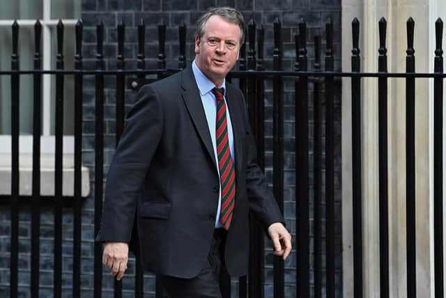 Britain's Scotland Secretary Alister Jack arrives to attend a Cabinet meeting at 10 Downing Street in London on March 8, 2022. (Photo by JUSTIN TALLIS / AFP) (Photo by JUSTIN TALLIS/AFP via Getty Images)