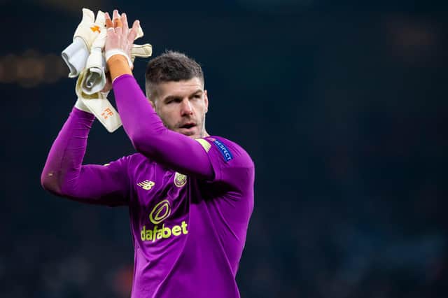Fraser Forster might be netter predisposed to another Celtic loan move now than in the summer after failing to be make it on to the pitch for Southampton this season. (Photo by Craig Williamson / SNS Group)