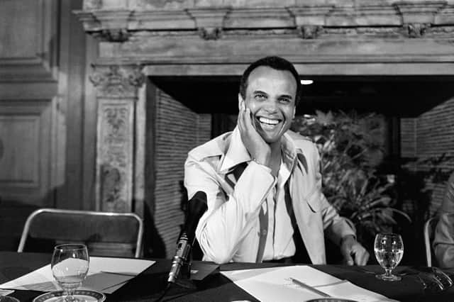 US singer Harry Belafonte, pictured in 1976, has died at the age of 96 (Picture: AFP via Getty Images)