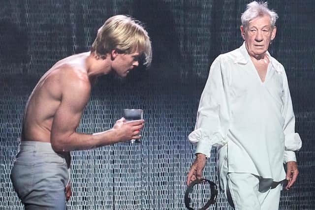 Sir Ian McKellen and dancer Johan Christensen share the role of Hamlet at Edinburgh Fringe Pic: Devin de Vil