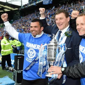 Callum Davidson won the Scottish Cup with St Johnstone as assistant manager. Picture: SNS