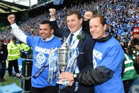 Callum Davidson won the Scottish Cup with St Johnstone as assistant manager. Picture: SNS
