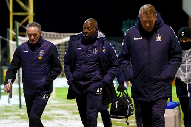 Kilmarnock boss Alex Dyer has been praised by Rangers coach Michael Beale for his response to receiving racist abuse. Picture: SNS