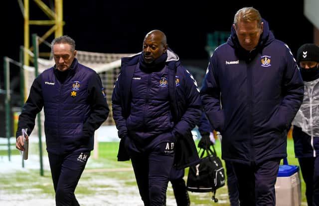 Kilmarnock boss Alex Dyer has been praised by Rangers coach Michael Beale for his response to receiving racist abuse. Picture: SNS