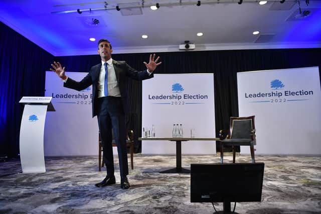 Conservative party leadership candidate Rishi Sunak is behind in polls of party members (Picture: Charles McQuillan/Getty Images)