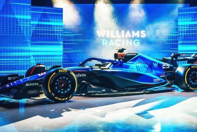 The Williams FW45 will be driven by Alex Albon and Logan Sargeant in the 2023 season. Featuring new sponsor Gulf for the first time, the car was revealed online on February 6.