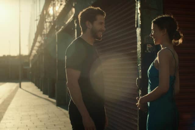 Chris Fulton and Aylin Tezel star in Falling Into Place, which will get its UK premiere at Glasgow Film Festival on 2 March. Picture: Julian Krubasik