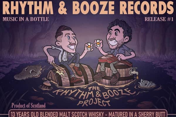 The labels on the bottles will feature the band.