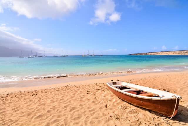 Guests can take a ferry to the beach for swims and kayaking. La Graciosa beach Lanzarote. Pic: P&O
