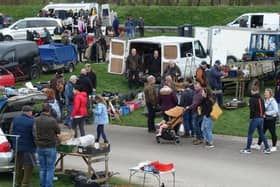It was a busy day at the Spring Autojumble