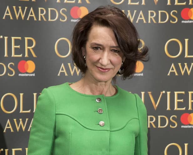 Haydn Gwynne attends the Olivier Awards nominations celebration in 2017 in London (Picture: John Phillips/Getty Images)