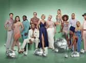 Strictly Come Dancing 2022 contestants James Bye; Kym Marsh, Hamza Yassin; Tyler West; Tony Adams; Kaye Adams; Jayde Adams; Helen Skelton; Fleur East; Richie Anderson; Molly Rainford; Matt Goss; Ellie Simmonds; Will Mellor; Ellie Taylor,BBC,Ray Burmiston