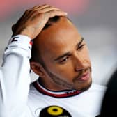 File photo dated 02-07-2022 of Mercedes' Lewis Hamilton, who said he is braced for a tough weekend after he finished a distant 11th in practice for the Hungarian Grand Prix. Issue date: Friday July 29, 2022.