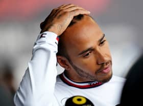 File photo dated 02-07-2022 of Mercedes' Lewis Hamilton, who said he is braced for a tough weekend after he finished a distant 11th in practice for the Hungarian Grand Prix. Issue date: Friday July 29, 2022.