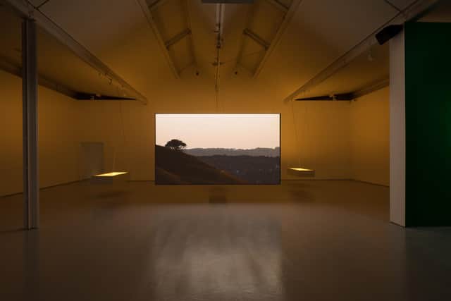 Installation view of Soon Come, Matthew Arthur Williams' solo show at Dundee Contemporary Arts in 2023 PIC: Ruth Clark