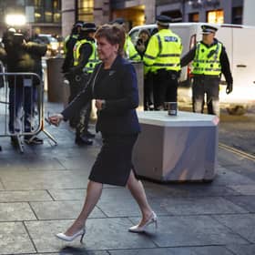 Nicola Sturgeon arrives for the UK Covid Inquiry at the Edinburgh International Conference Centre (Picture: Jeff J Mitchell/Getty Images)