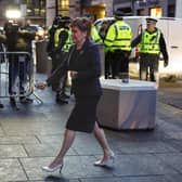 Nicola Sturgeon arrives for the UK Covid Inquiry at the Edinburgh International Conference Centre (Picture: Jeff J Mitchell/Getty Images)