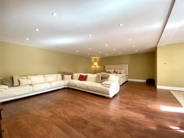 Lower level study/lounge or additional bedroom.