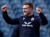 Scotland captain Stuart Hogg during training at BT Murrayfield on the eve of the match against Japan. (Photo by Craig Williamson / SNS Group)