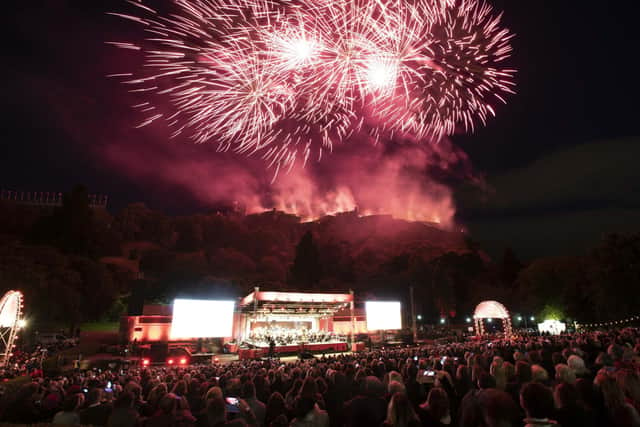 2018's Virgin Money Fireworks Concert saw pyrotechnics 'dance' to music by Edinburgh's Scottish Chamber Orchestra (Picture: Andrew O'Brien)