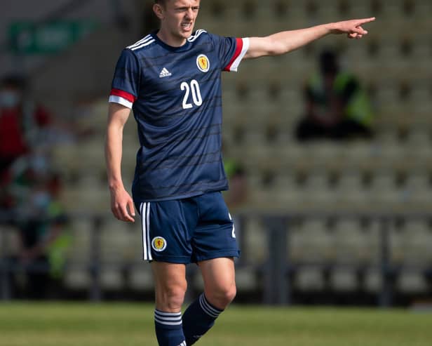 Tom Clayton in action for Scotland. (Photo by Craig Foy / SNS Group)