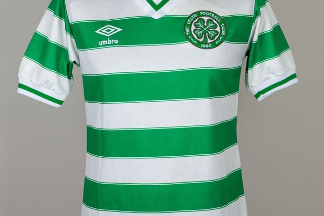 Danny McGrain’s 1982 Celtic v Real Sociedad shirt, worn as captain in a 2-1 European Cup win