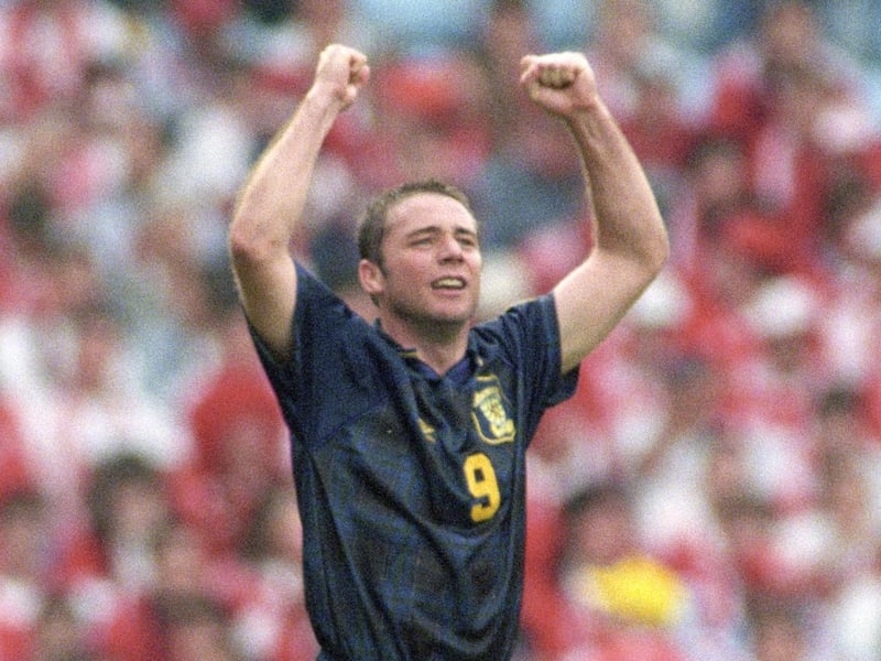 The former Rangers player remains the last Scotland striker to score a goal at a major finals, when he arrowed a shot high into the net at the Holte End at Villa Park for the winner against Switzerland. It proved the last of 19 goals he struck in a Scotland shirt in 61 caps dating to 1986, when he made his debut in a 0-0 draw v the Netherlands. A darling of the Scotland support, he started only one of three World Cup games at Italia ’90 after his goal v Norway in a 1-1 draw got Scotland there on a nervy night at Hampden. Craig Brown left McCoist in tears when he omitted him from the squad for France 98 – and he later admitted he regretted leaving someone who was always so good at sniffing out half-chances at home.