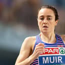 Laura Muir finished fourth at the Herculis meeting in 4:15.24.