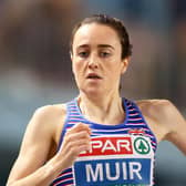 Laura Muir finished fourth at the Herculis meeting in 4:15.24.