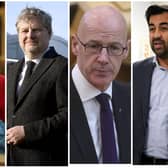 Who will replace Nicola Sturgeon as First Minister and leader of the SNP? (left to right) Kate Forbes, Angus Robertson, John Swinney, Humza Yousaf