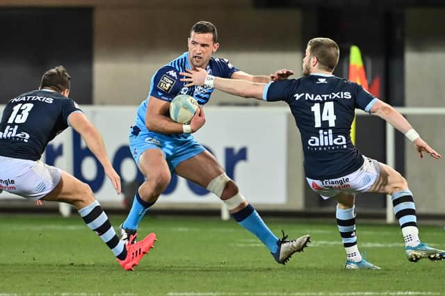 Montpellier's South African full-back Henry Immelman in action against Racing 92. He will join Edinburgh in the summer.