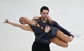 Dundee’s Anastasia Vaipan-Law and Luke Digby perform during the European Figure Skating Championship earlier this year.
