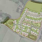 Cala Homes has unveiled plans to build 117 new houses on the outskirts of the village.