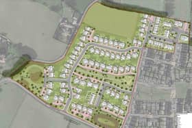 Cala Homes has unveiled plans to build 117 new houses on the outskirts of the village.