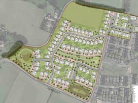 Cala Homes has unveiled plans to build 117 new houses on the outskirts of the village.