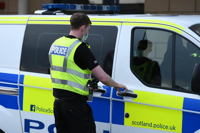 A man was taken to hospital after the incident.