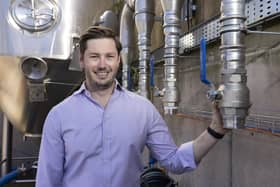 Douglas Martin is managing director at MiAlgae, a biotech start-up which is turning waste from whisky distilleries into microalgae that is rich in omega-3 oil - which can be used for human and animal consumption. Photograph: Martin Shields